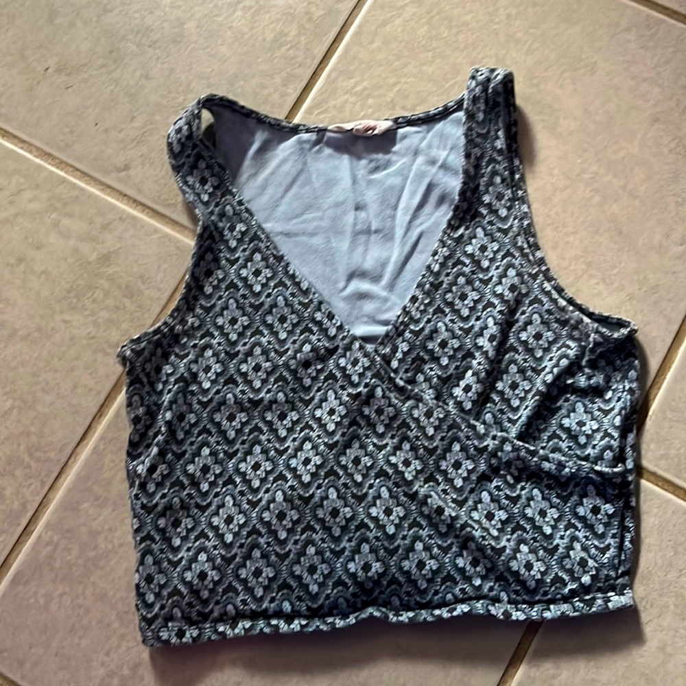 Floral crop top